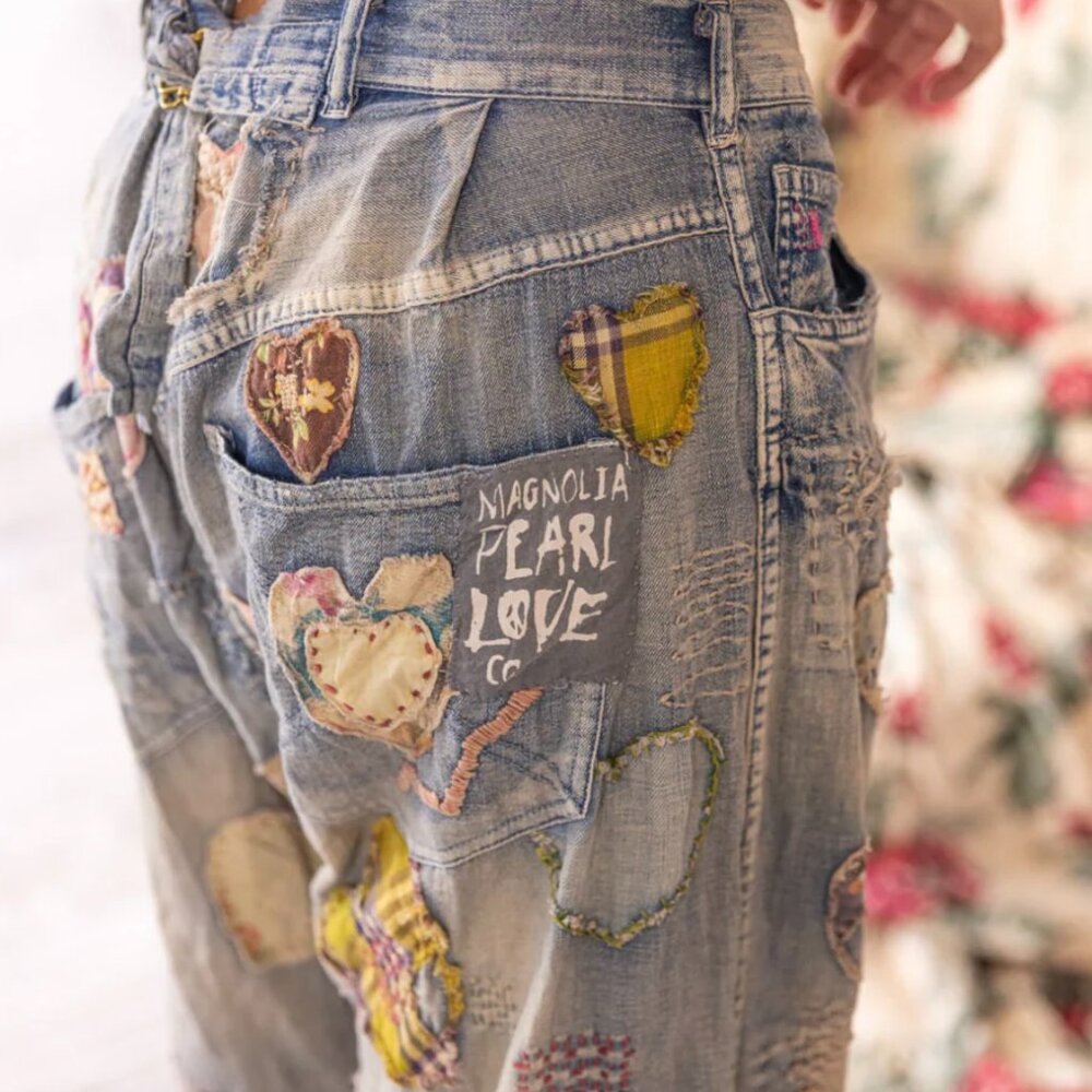 Magnolia Pearl I Heart You Miner Denims - Picture 4 of 11